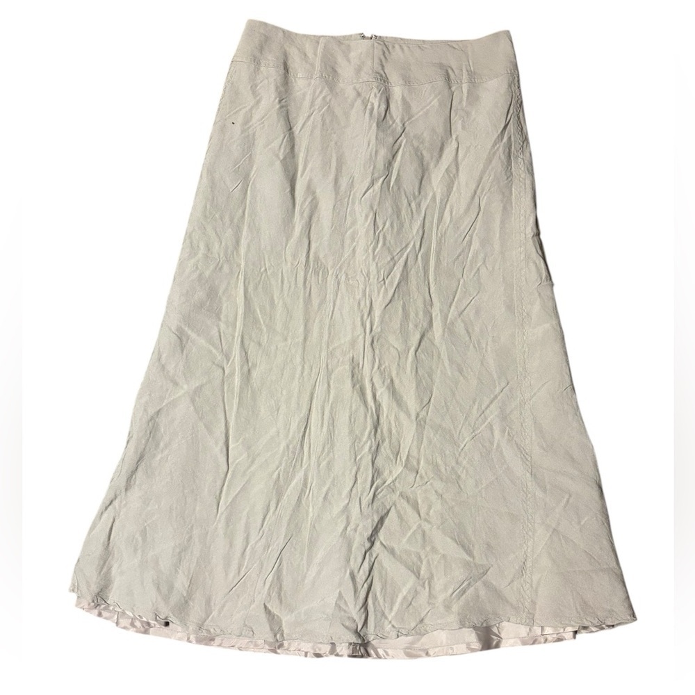 Chic Tan/Cream A-Line Women's Skirt